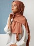 Alida - Hijab Di Cotone Terracotta - Mirach