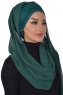 Alva - Hijab & Bonnet Pratico Verde Scuro
