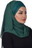 Alva - Hijab & Bonnet Pratico Verde Scuro