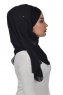 Alva - Hijab & Bonnet Pratico Nero