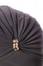 Arwa - Turbante Crepe Chiffon Antracite - Sehr-i Sal