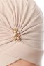 Arwa - Turbante Crepe Chiffon Beige - Sehr-i Sal