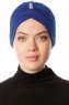 Arwa - Turbante Crepe Chiffon Blu - Sehr-i Sal
