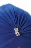Arwa - Turbante Crepe Chiffon Blu - Sehr-i Sal