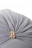 Arwa - Turbante Crepe Chiffon Grigio - Sehr-i Sal
