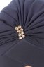 Arwa - Turbante Crepe Chiffon Blu Navy - Sehr-i Sal