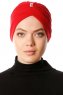 Arwa - Turbante Crepe Chiffon Rosso - Sehr-i Sal