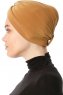 Arwa - Turbante Crepe Chiffon Mostarda - Sehr-i Sal