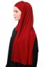 Asya - Hijab Pratico Viscosa Bordò