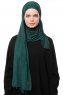 Asya - Hijab Pratico Viscosa Verde Scuro
