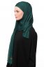 Asya - Hijab Pratico Viscosa Verde Scuro