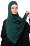 Asya - Hijab Pratico Viscosa Verde Scuro