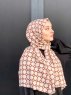 Atika - Hijab Fantasia Di Cotone Beige - Mirach