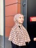 Atika - Hijab Fantasia Di Cotone Beige - Mirach