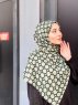 Atika - Hijab Fantasia Di Cotone Verde - Mirach