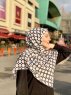 Atika - Hijab Fantasia Di Cotone Bianca - Mirach