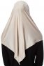 Ava - Hijab Al Amira Taupe Chiaro One-Piece - Ecardin