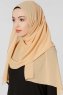 Ayla Gold Chiffon Hijab Sjal 300417b