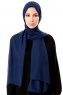 Ayla - Hijab Chiffon Blu Navy