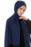 Ayla - Hijab Chiffon Blu Navy