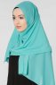 Ayla Mintgrön Chiffon Hijab Sjal 300411b