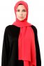 Ayla - Hijab Chiffon Rosso