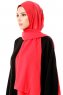 Ayla - Hijab Chiffon Rosso