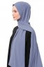 Aylin - Hijab Medine Silk Indaco - Gülsoy