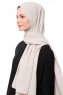 Aylin - Hijab Medine Silk Grigio Pietra - Gülsoy