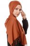 Aysel - Hijab Pashmina Marrone - Gülsoy