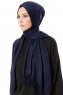 Aysel - Hijab Pashmina Blu Navy - Gülsoy