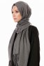 Aysel - Hijab Pashmina Grigio Scuro - Gülsoy