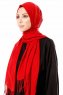 Aysel - Hijab Pashmina Rosso - Gülsoy
