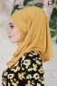 Wilda - Hijab Di Cotone Mostarda