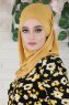 Wilda - Hijab Di Cotone Mostarda