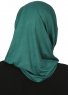 Wilda - Hijab Di Cotone Verde Scuro