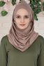 Wilda - Hijab Di Cotone Taupe
