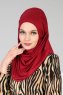 Wilda - Hijab Di Cotone Bordò