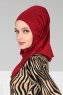Wilda - Hijab Di Cotone Bordò