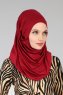 Wilda - Hijab Di Cotone Bordò