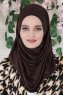 Wilda - Hijab Di Cotone Marrone