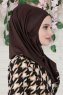 Wilda - Hijab Di Cotone Marrone