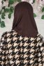 Wilda - Hijab Di Cotone Marrone