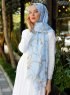 Bahr - Hijab Fantasia Blu - Sal Evi