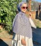 Basimah - Hijab Fantasia Di Cotone Bianca