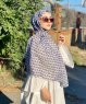 Basimah - Hijab Fantasia Di Cotone Bianca