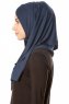 Betul - Blu Navy 1X Jersey Hijab - Ecardin