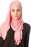 Betul - Rosa Scuro 1X Jersey Hijab - Ecardin
