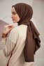 Ceyda - Hijab Cazz Marrone Scuro