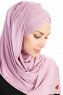 Cansu Lila 3X Jersey Hijab Sjal Ecardin 200946-4